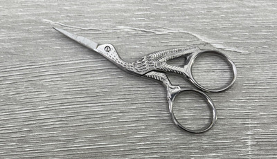 Vintage Stork Scissors 3 3/4''Long Made in Pakistan