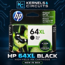 HP 64XL Black Ink Cartridge Genuine Original High Yield N9J92AN New in Box