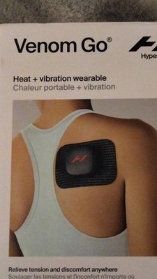 Hyperice Venom Go Heated Vibrating Wearable Massager for Shoulder - Black