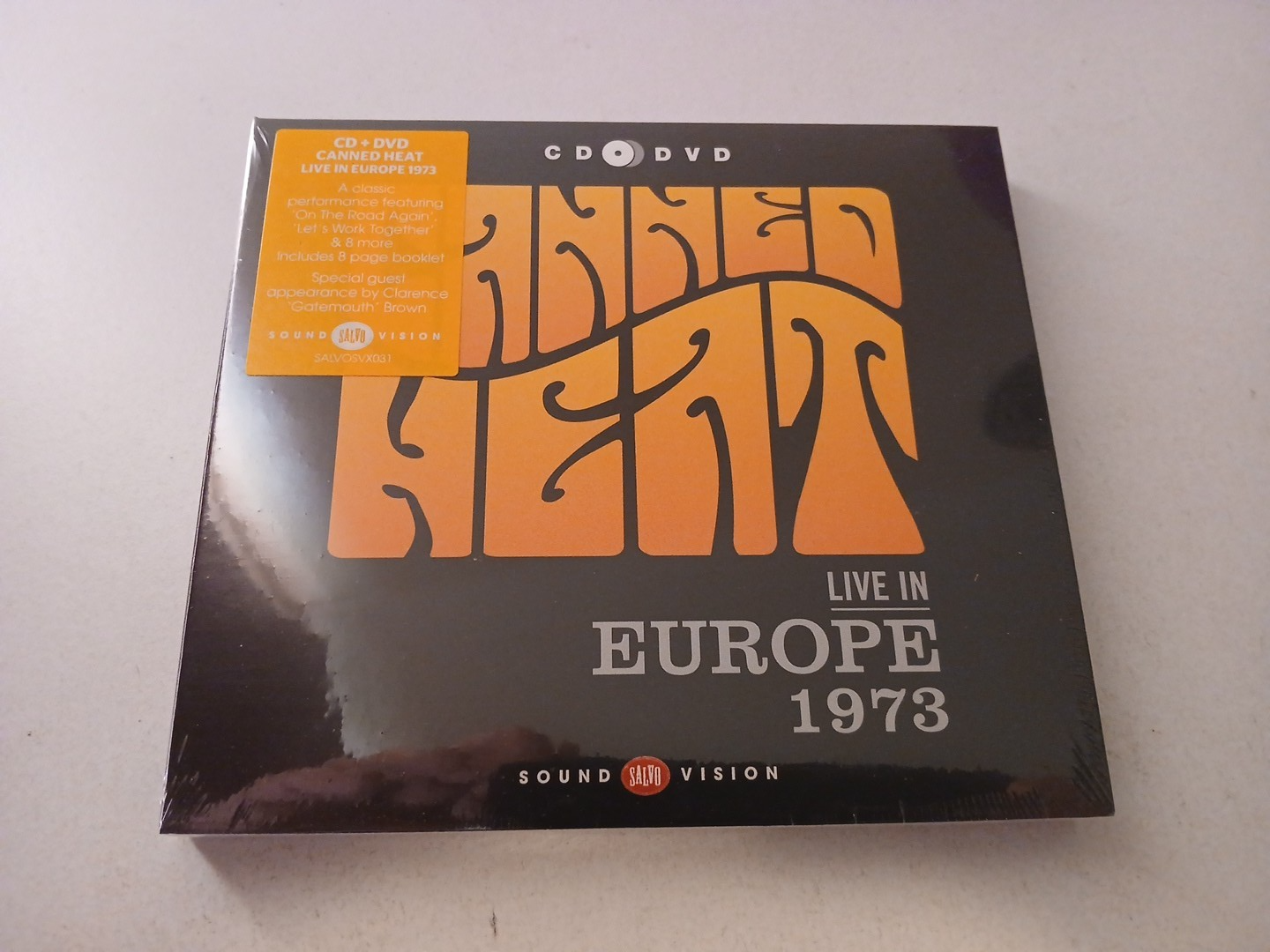 Live in Europe 1973 by Canned Heat (CD & DVD, 2014) NEW AND SEALED