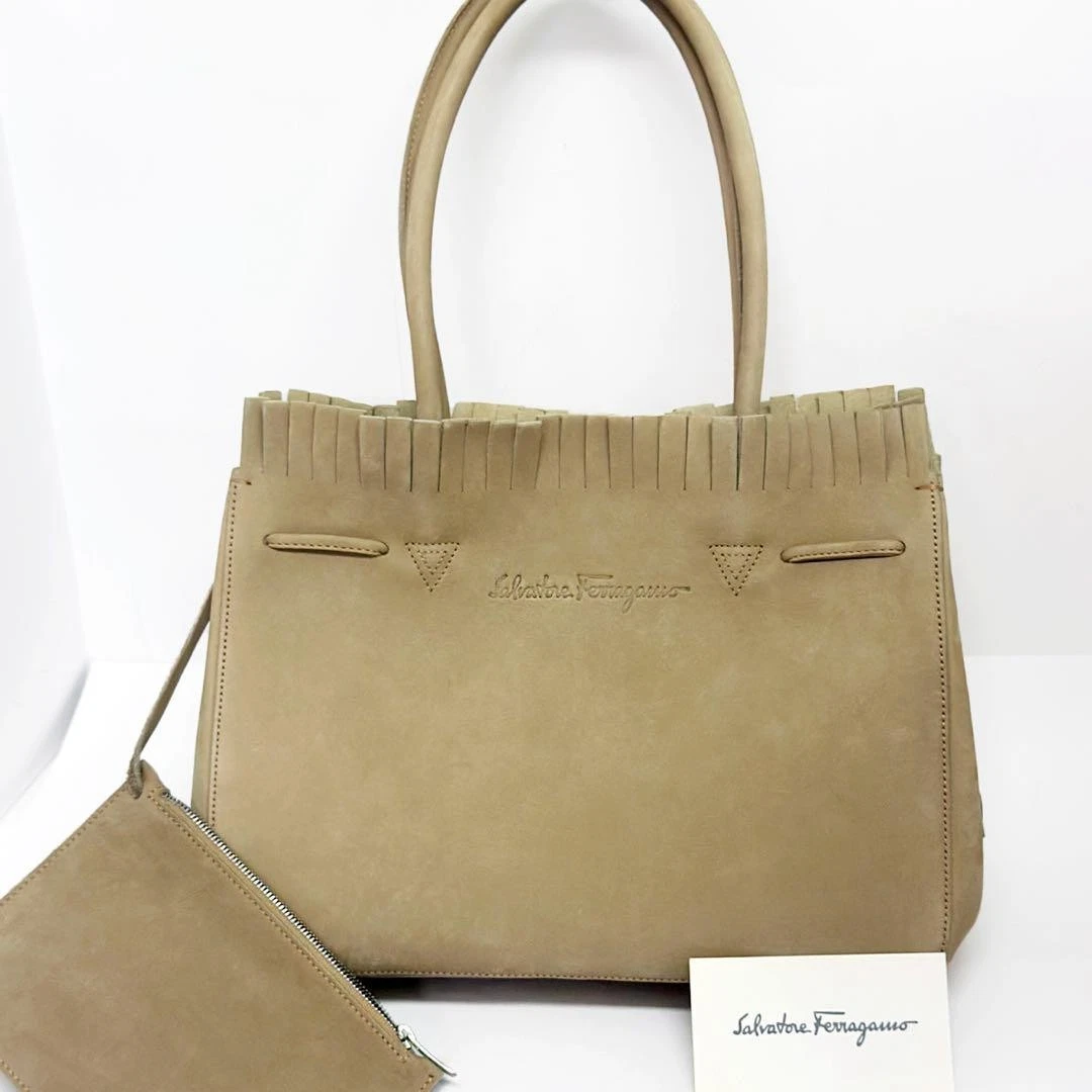 Salvatore Ferragamo Suede Tote Bags for Women for sale | eBay