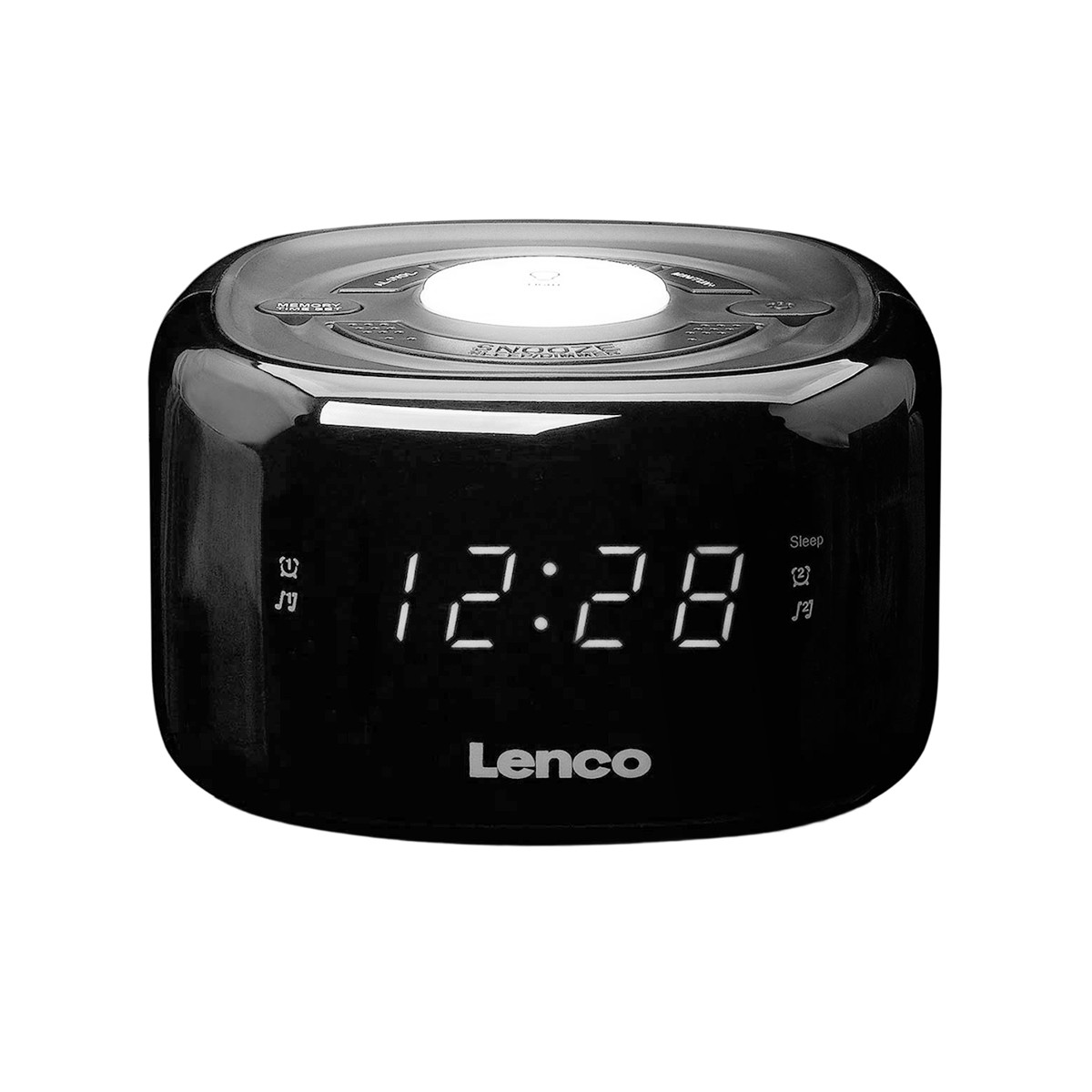 Radio-réveil double alarme CR-12BK pour ne plus rater vos réveils le matin