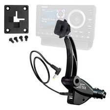 ChargerCity Dual USB Sirius XM Satellite Radio Car Truck 5x5x1 inches, Black