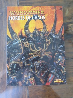 WARHAMMER 40,000 40K HORDES OF CHAOS SUPPLEMENT BOOK GAMES WORKSHOP 2002 RAR OOP