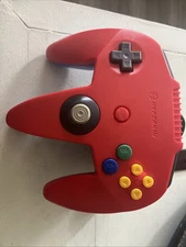 Captain Premium Nintendo 64 N64 Controller Funtoon Collectors Edition Red & Blue