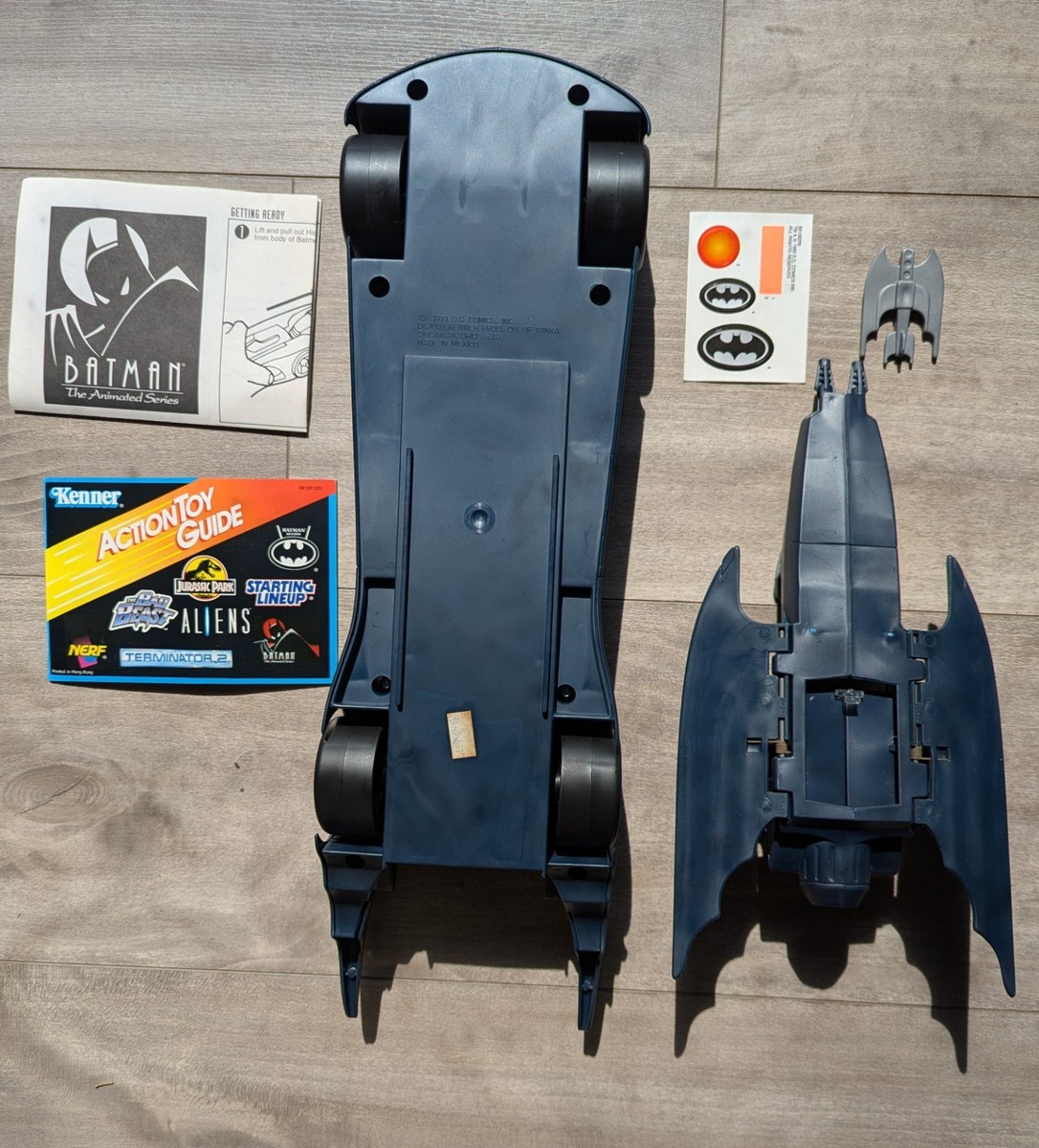 1992 Kenner Batman The Animated Series Batmobile *New, Open and