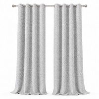 2 Pcs Thermal Curtains Eyelet Ready Made Jacquard Ring Top Room Darkening