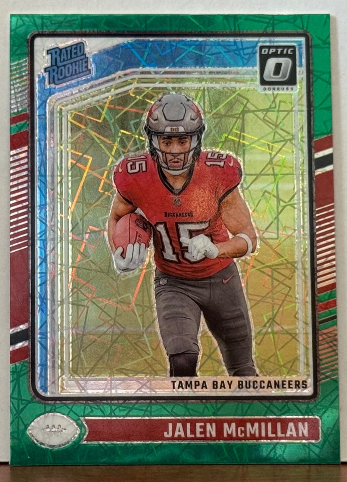 Jalen McMillan 2024 Panini Optic Rated Rookie GREEN VELOCITY #239   F11
