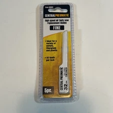 Air Body Saw Replacement Blades 32T FINE Bi-Metal Central Pneumatic 5 Pieces