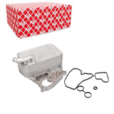 FEBI ÖLKÜHLER MOTOR + DICHTUNGEN passend für VW AUDI A4 A5 A6 A7 Q5 Q7 3.0 TDI