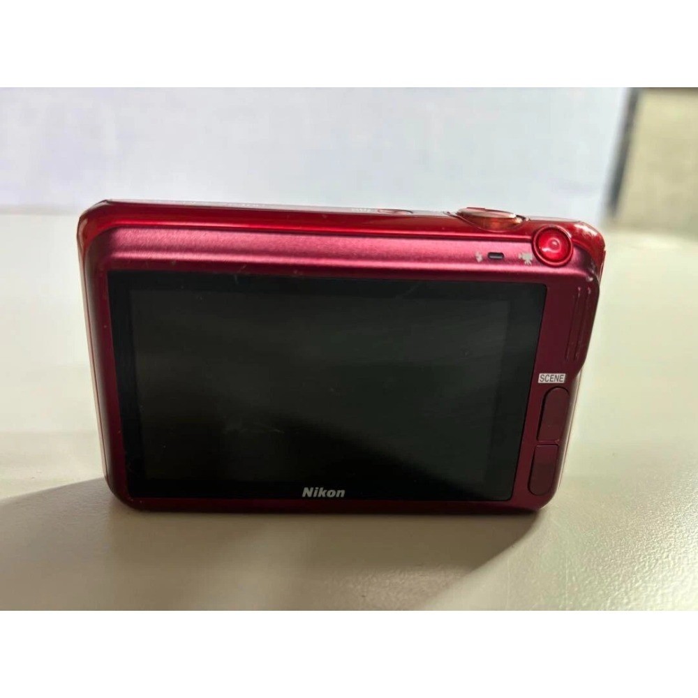 Nikon COOLPIX S6400 Red Digital Camera 16.0 MP 12x Optical