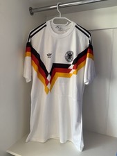 VTG 1988-91 West Germany Adidas Home #9 World Cup 1990 Football Jersey L