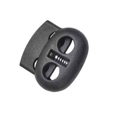 Button Cord Stopper  for TOGGLE Hoodie Drawstrings 5-50 Pieces Black Colour