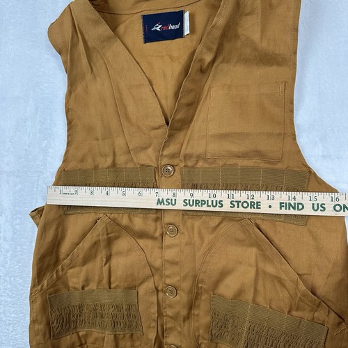 Vintage Redhead Red Head Cotton Shotgun Shell Hunting Vest Size Large - Picture 6 of 7