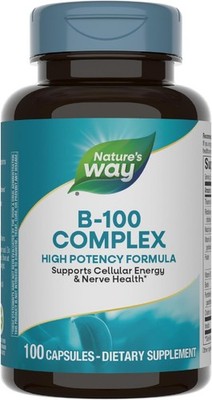 Nature's Way B-100 Complex, Supports Cellular Energy and Nerve Health*, 8... 