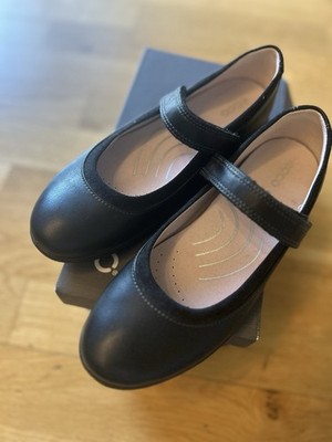 Ecco Mädchen Ballerina Schuhe schwarz Lederschuhe NEU Gr. 34