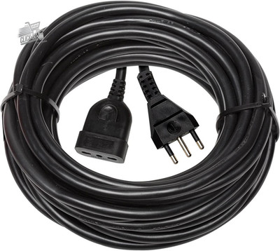 Elektrische Verlängerung 5 Meter Brennenstuhl Kabel 16A Bipass Steckdose schwarz Haus
