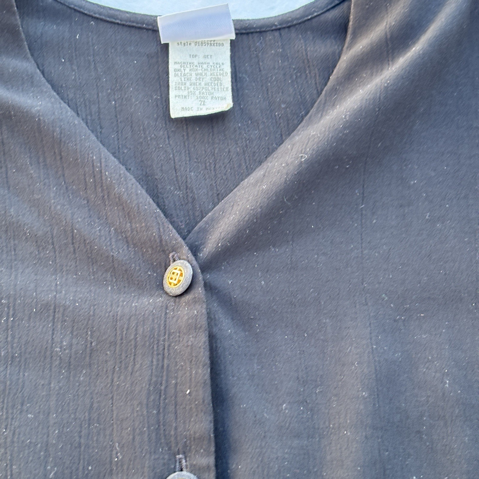 Bobbie Brooks Women's Multicolor 100% Rayon Top & Short Set 2XL thumbnail 3