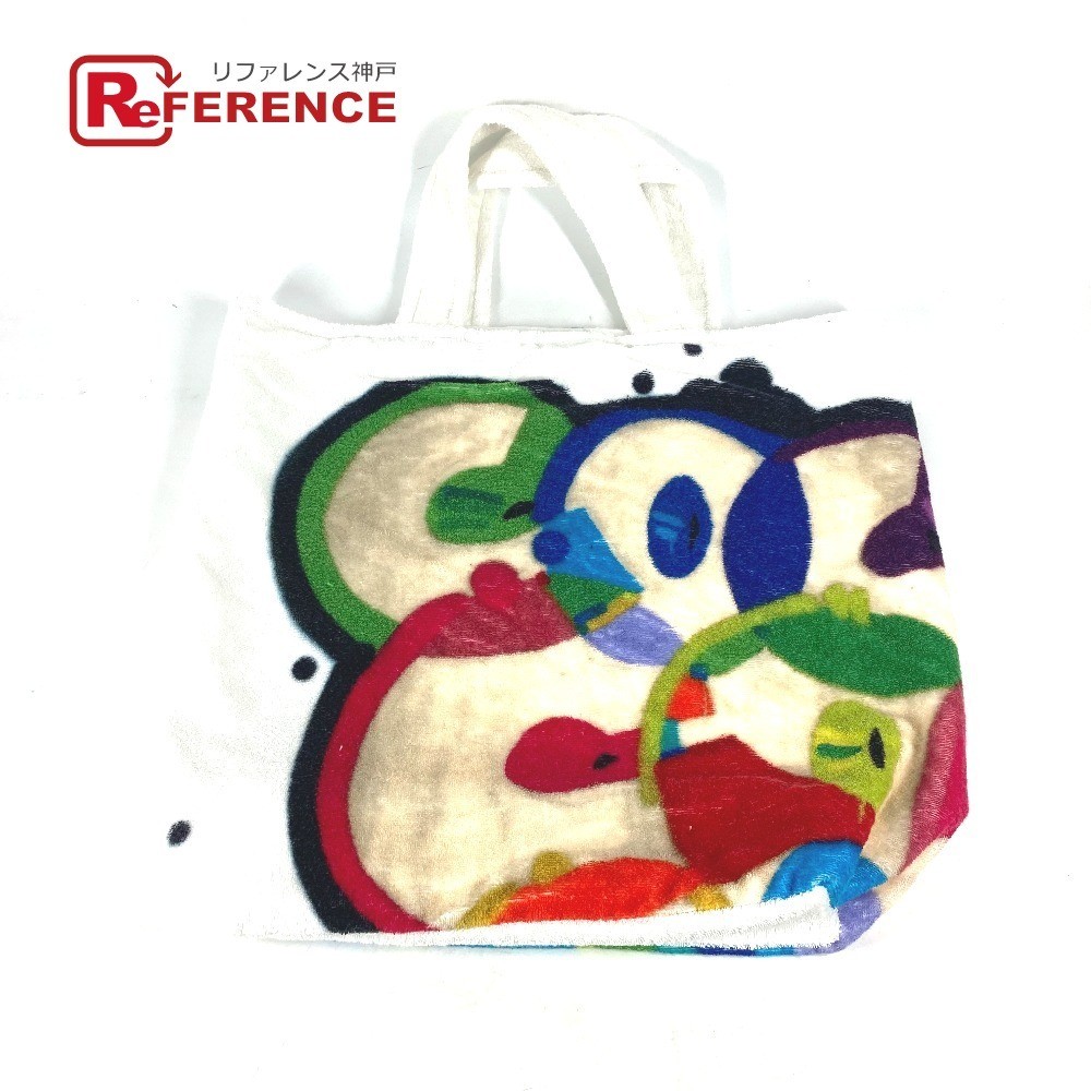 CHANEL White Logo Tote Shoulder Bag Pre-Owned for Women