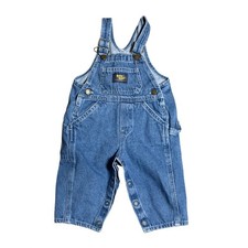 Vintage Baby Bgosh OshKosh Denim Overalls Wash 12 Months