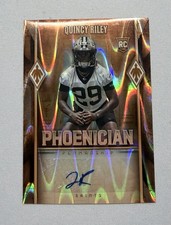 2025 panini phoenix phoenician penmanship Quincy Riley Seismic Lava /15 Saints