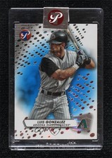 2023 Topps Pristine Blue Pristine Pulsar Refractor 35/75 Luis Gonzalez #63 0l1