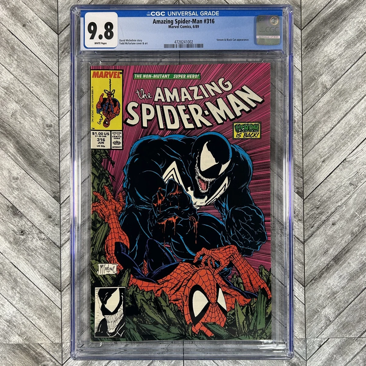 Venom Certified Guaranty Company (CGC) 9.8 Near Mint/Mint Comics