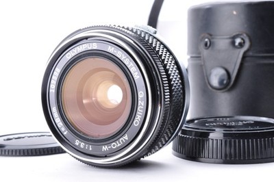 Olympus M-System G. Zuiko Auto-W 28mm f/3.5 MF wide angle Lens JAPAN Near Mint