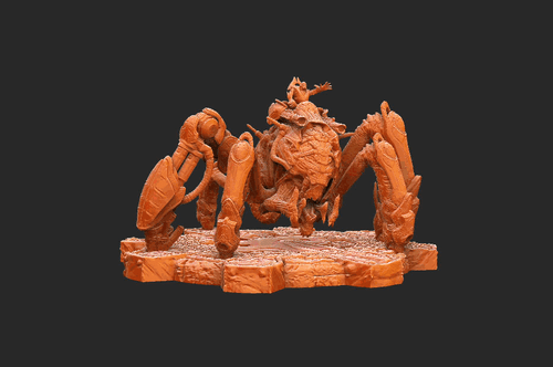 Gears Of War Karn on Shibboleth Miniature - Resin 3D Printed - Wargame/D&D - Picture 8 of 10