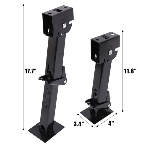 2 Pack Trailer Swing Down Folding Stabilizer Jacks Set 2000lb RV - Picture 3 of 12
