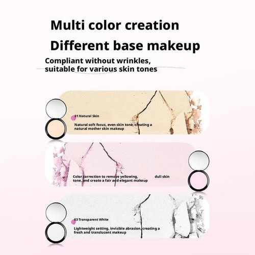 Velvety Long-lasting Powder+powder Puff Makeup' H3T5 F6M1 - Picture 12 of 15