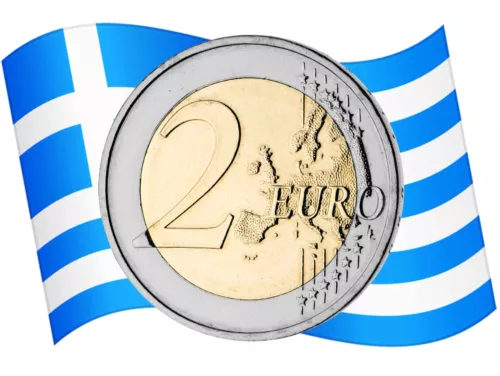 2 euro commemorative coin Greece bank fresh all vintages to choose from