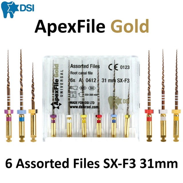 DSI Dental Endodontic Rotary Shaping Finishing Files Root Canal NiTi