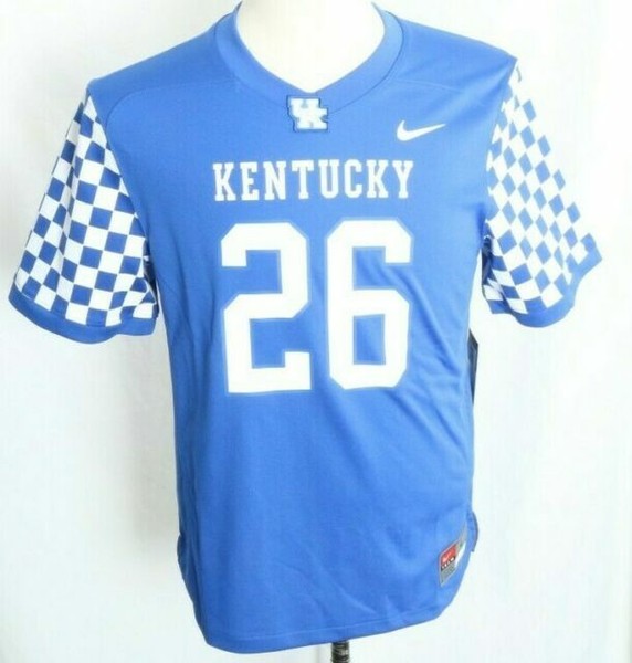Kentucky University Wildcats 26 Blue Nike Youth Football Team Jersey XL
