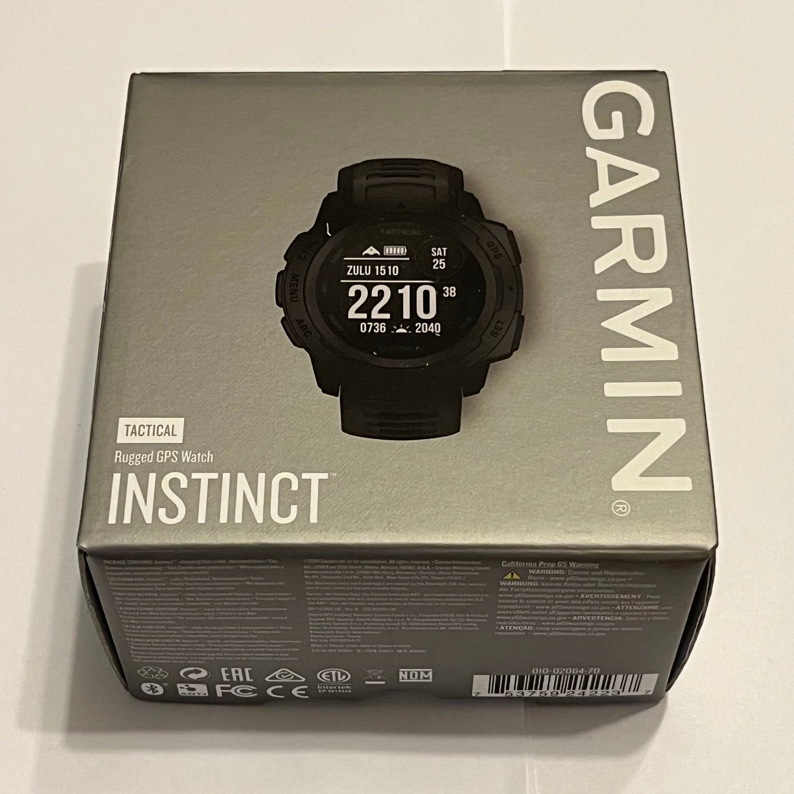 Garmin Instinct Tactical - 45mm Rugged Outdoor GPS Smart Watch (#010-02064-70)