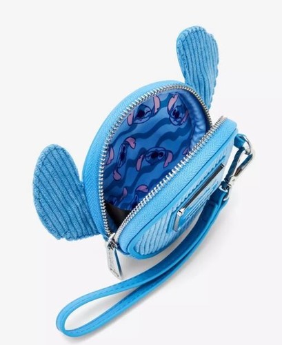 LOUNGEFLY Disney Corduroy Lilo & Stitch Angel Coin Purse SET Of 2! Boxlunch Excl - Picture 8 of 10