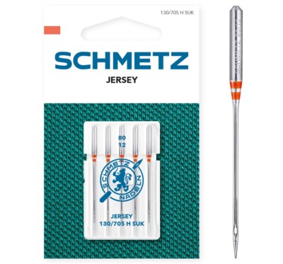 5 Schmetz Jersey-Nadeln 130/705H-SUK Stärke 80/12