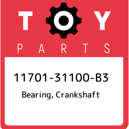 1170131100B3 Toyota Bearing, crankshaft 1170131100B3, New Genuine OEM