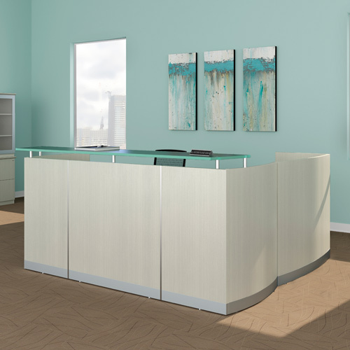 Reception Desk Receptionist Station Office Secretary Modern