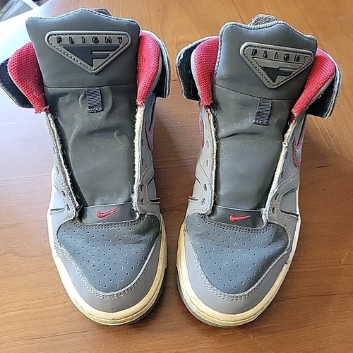 Nike Mens Air Flight Falcon 397204-062 Gray Basketball Sneakers Size 7 - 第 16/21 張圖片