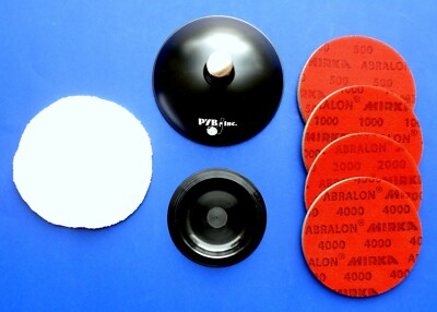 Bowling Ball Spinner Sanding Cup, Sun with TruCut Pads