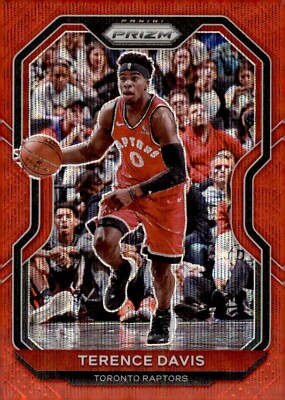 2020-21 Panini Prizm - Ruby Wave Prizm #197 Terence Davis