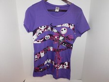 Disney Nightmare Before Christmas Ladies Shirt Jack Skellington XL