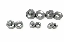  Dimple Dies Set 5 PC HD Tool Steel 1/2" 3/4" 1" 1 1/4" 1 1/2" Popular Sizes
