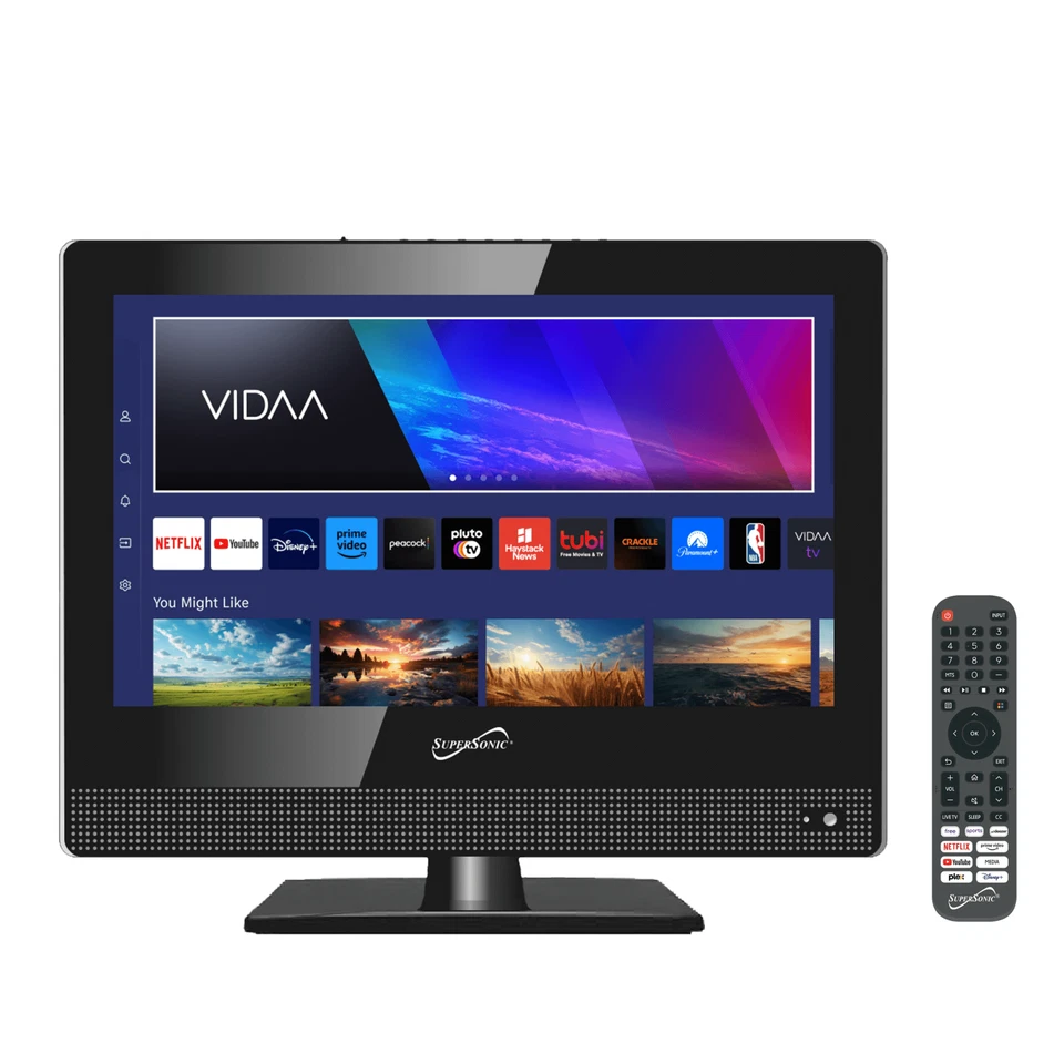 Supersonic 15" VIDAA ACDC Compatible LED Smart TV with Built-In WiFi - Image 4 of 4