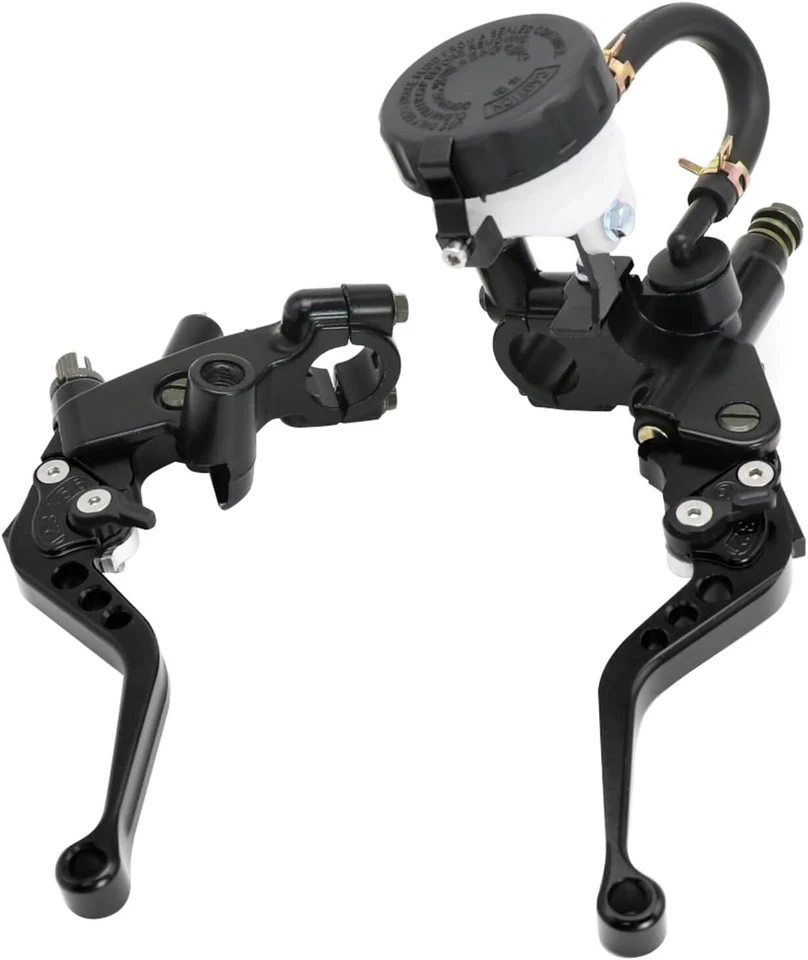 2pcs Brake Clutch Levers Master Cylinder Reservoir For Yamaha YZF R1 R6 YZF600R - Image 2 of 4