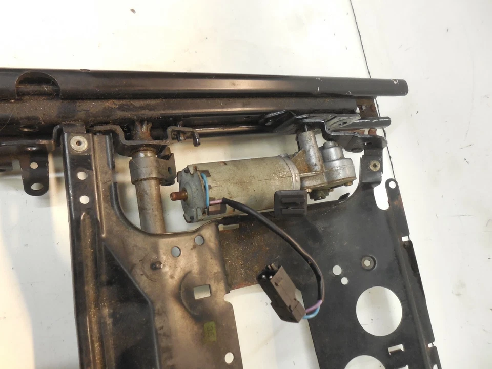 BMW 750il E32 1988-94 riel asiento delantero derecho con actuador asiento pista 8154396 740il Foto 4 de 4