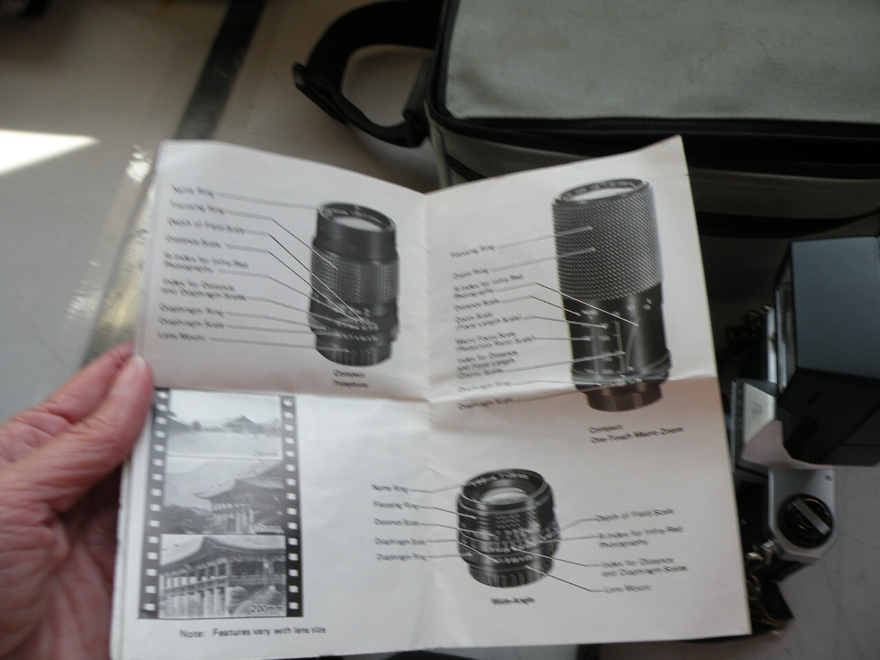 Pentax Asahi K1000 35mm SLR Camera Kit w/ JC Penney Lens Made in Japan