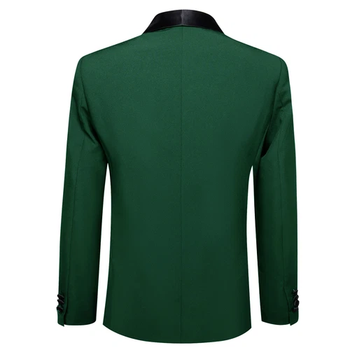 Para Hombres Floral Esmoquin Cena Chaqueta Calce Regular Chal Solapa Paisley Baile de graduación Fiesta Traje - Imagen 179 de 236