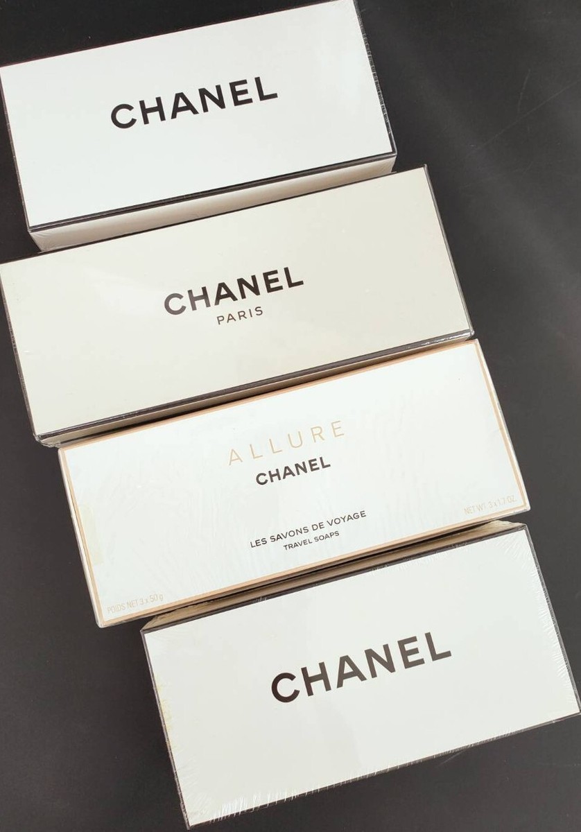 lot of 4 box Vintage Chanel No 5 perfume Savon SET 75 g and edt 19